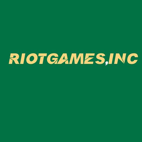 Logo da RIOTGAMES,INC