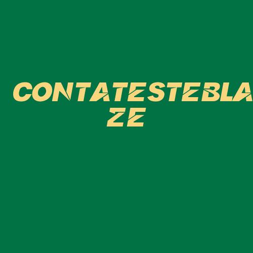 Logo da CONTATESTEBLAZE